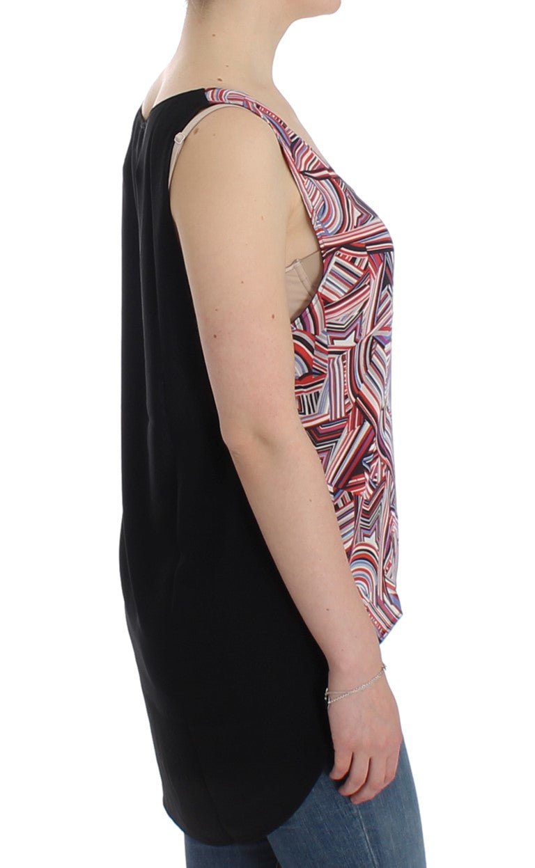 Costume National Chic Multicolor Sleeveless Women's Top