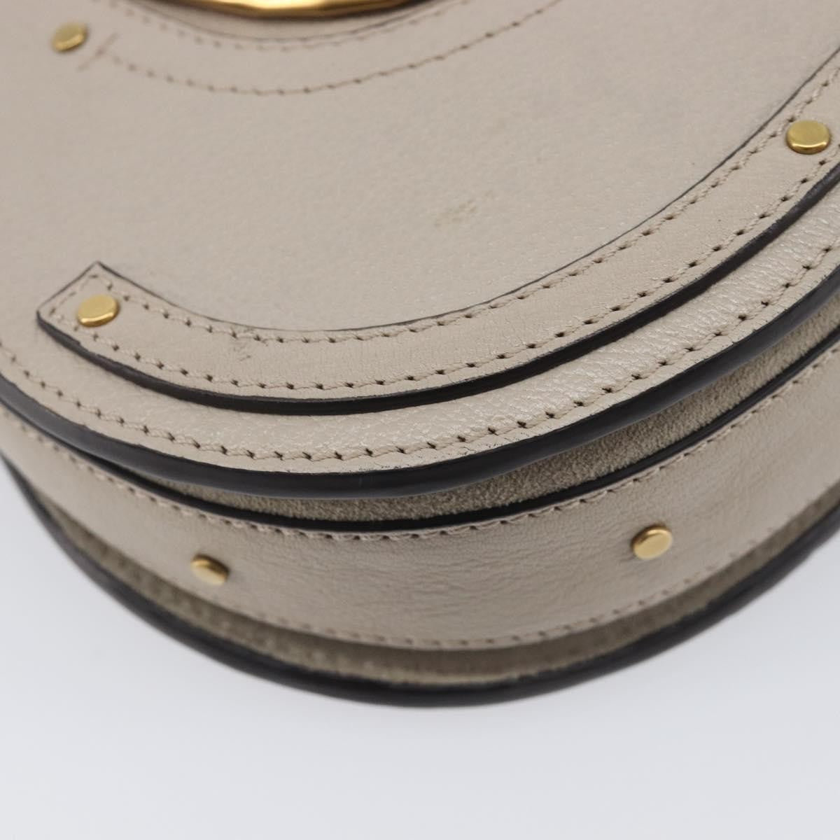 Chloe Pixie Belt Leather And Suede Beige Leather Handbag (Pre-Owned)