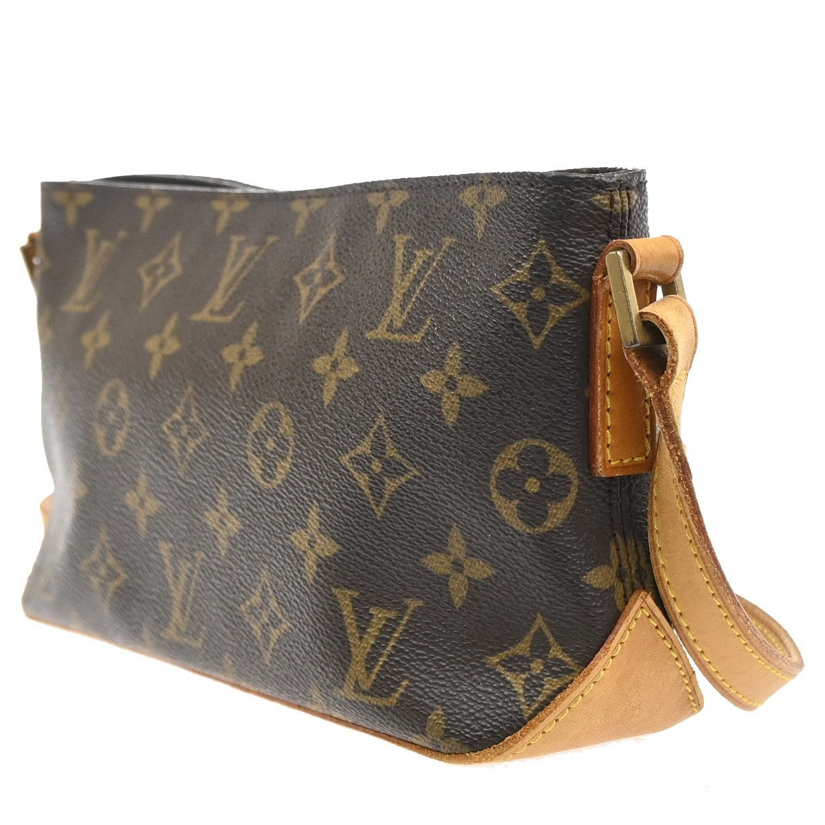 Louis Vuitton Trotteur Monogram Canvas Brown Canvas Shoulder Bag Bag (Pre-Owned)