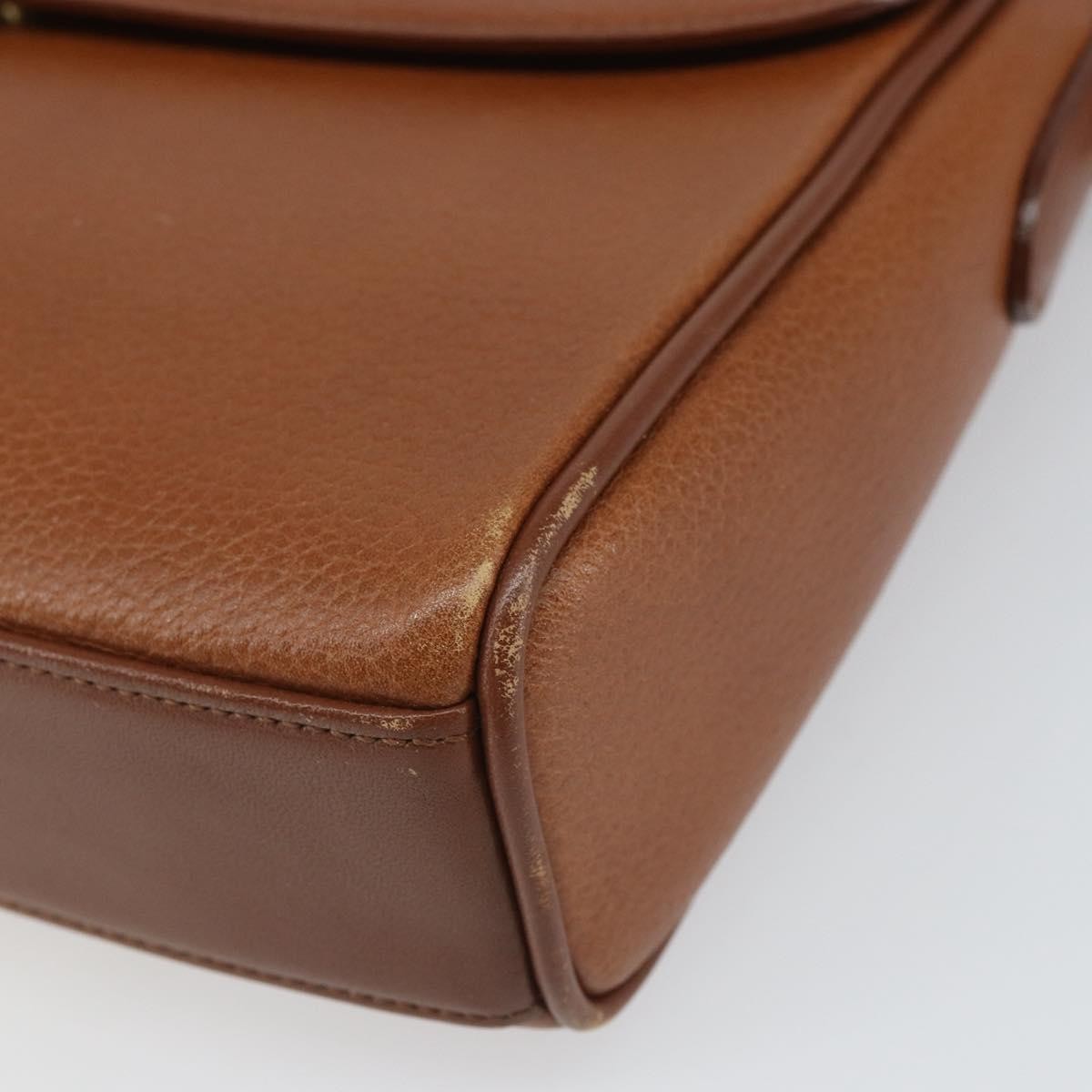 Burberry Vintage Leather Brown Leather Shoulder Bag Bag (Pre-Owned)