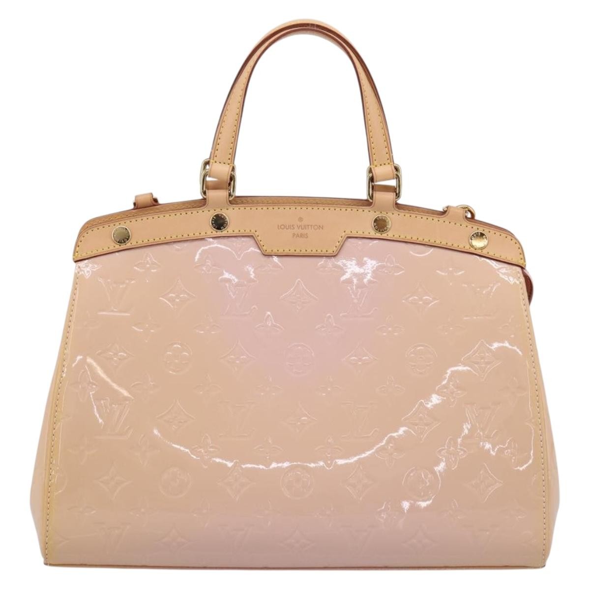 Louis Vuitton Blair Monogram Vernis Pink Patent_Leather Handbag (Pre-Owned)
