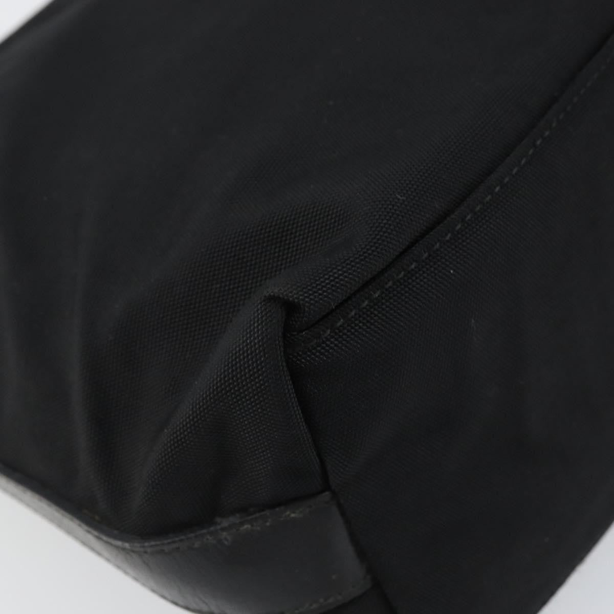 Gucci Zip Hobo Nylon Black Nylon Handbag (Pre-Owned)