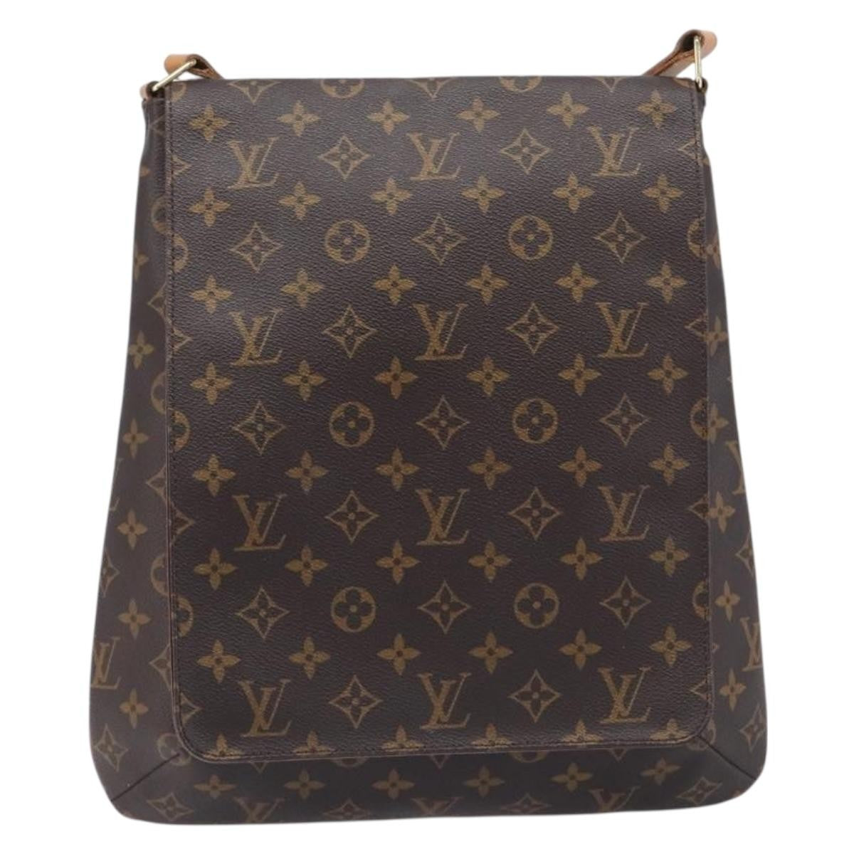 Louis Vuitton Musette Monogram Canvas Brown Canvas Handbag (Pre-Owned)