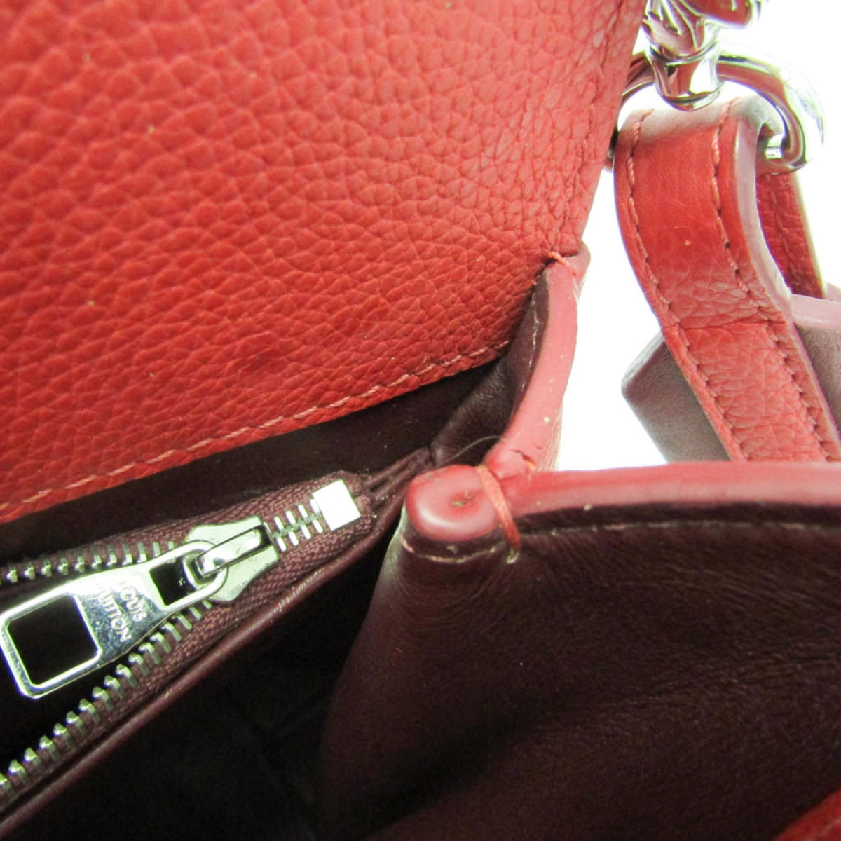 Louis Vuitton Astrid Leather Red Leather Handbag (Pre-Owned)