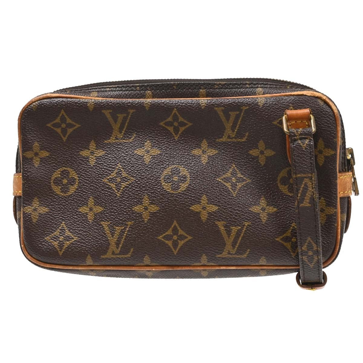 Louis Vuitton Pochette Marly Bandouliere Monogram Canvas Brown Canvas Shoulder Bag Bag (Pre-Owned)