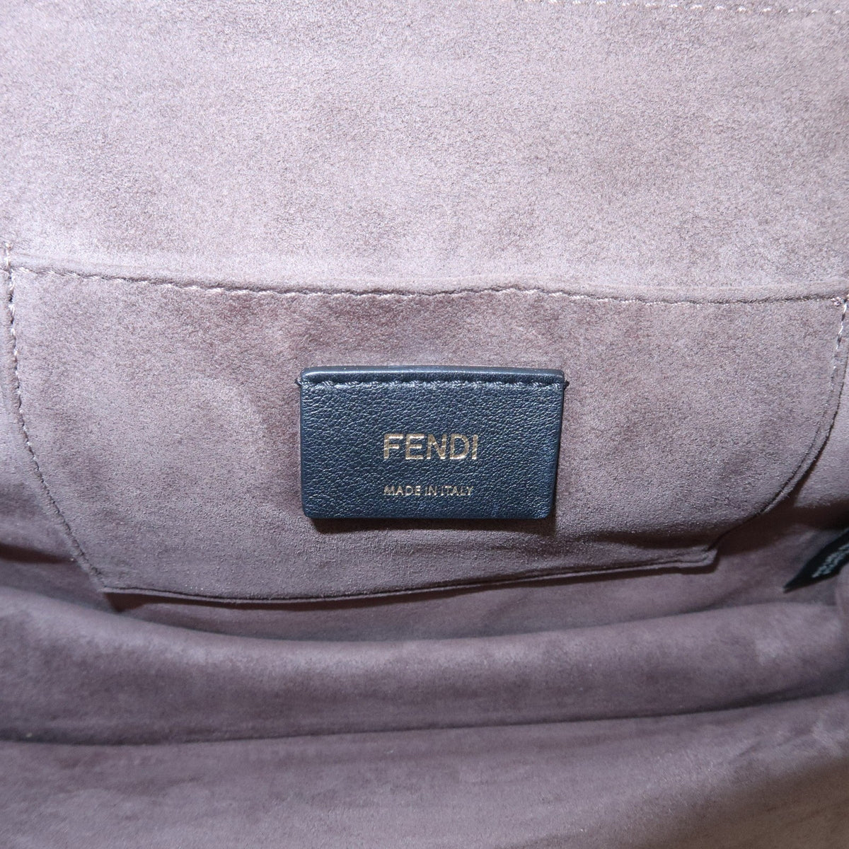 Fendi Kan I Leather Green Leather Shoulder Bag Bag (Pre-Owned)