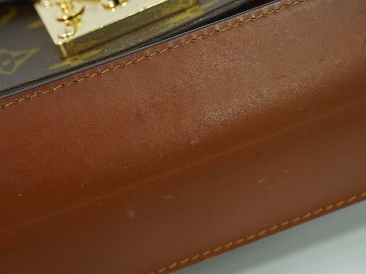 Louis Vuitton Monceau Monogram Canvas Brown Canvas Handbag (Pre-Owned)