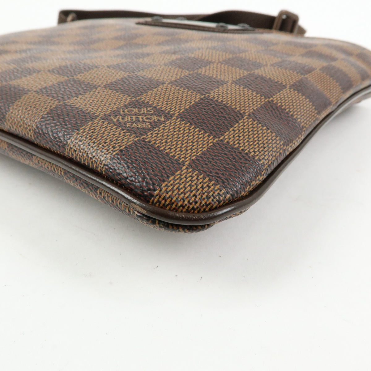 Louis Vuitton Brooklyn Pochette Plate Damier Brown Canvas Clutche & Pouche Bag (Pre-Owned)