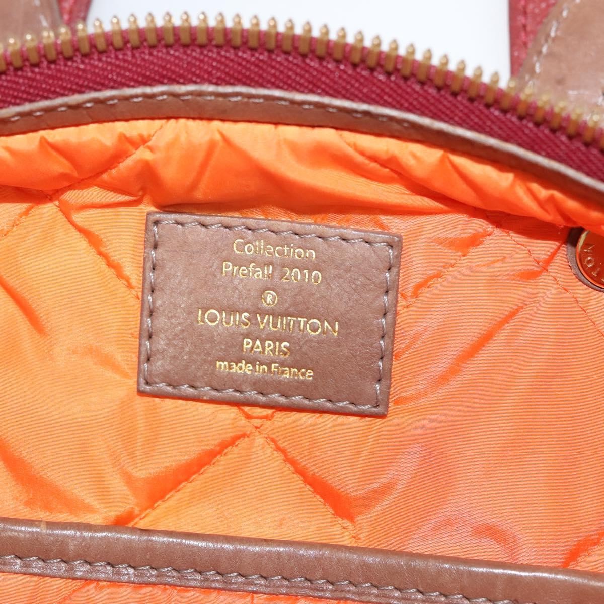 Louis Vuitton Aviator Limited Edition Monogram Jacquard Burgundy Canvas Handbag (Pre-Owned)