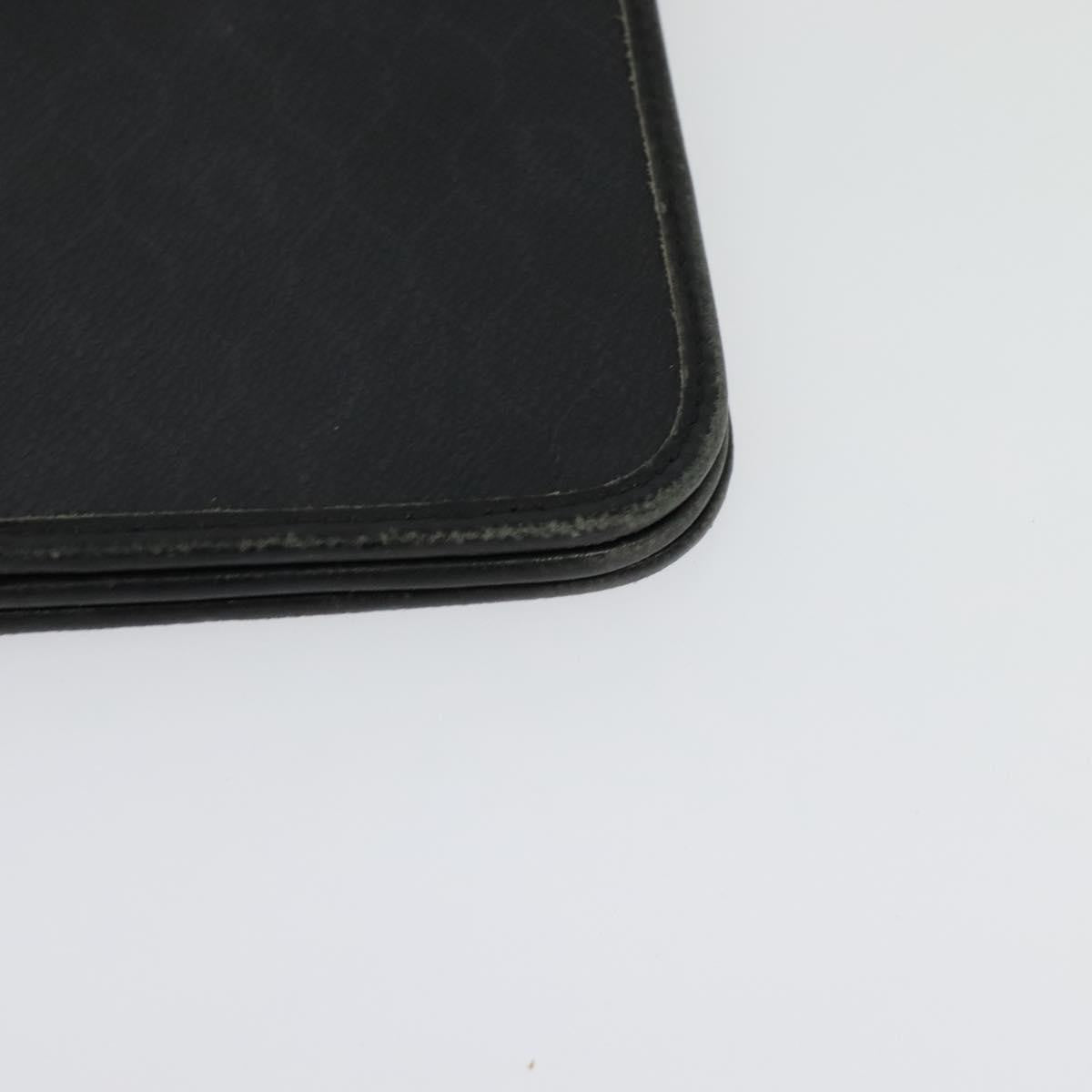 Christian Dior Vintage Honeycomb Canvas Black Canvas Shoulder Bag Bag (Pre-Owned)