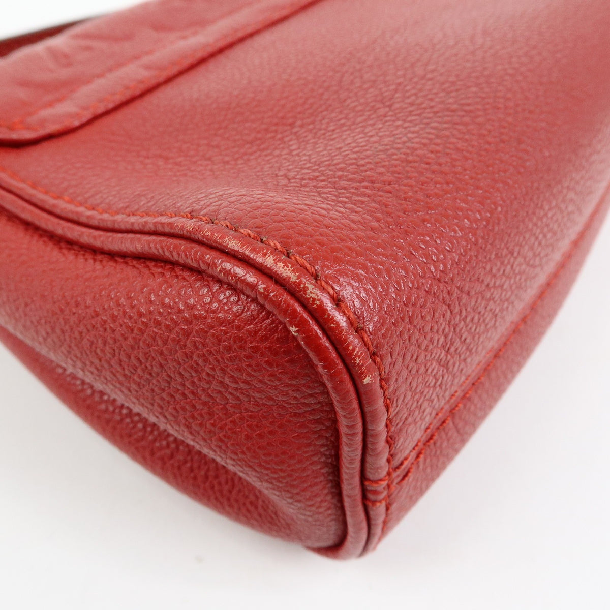 Louis Vuitton Saint Germain Monogram Empreinte Leather Red Leather Handbag (Pre-Owned)