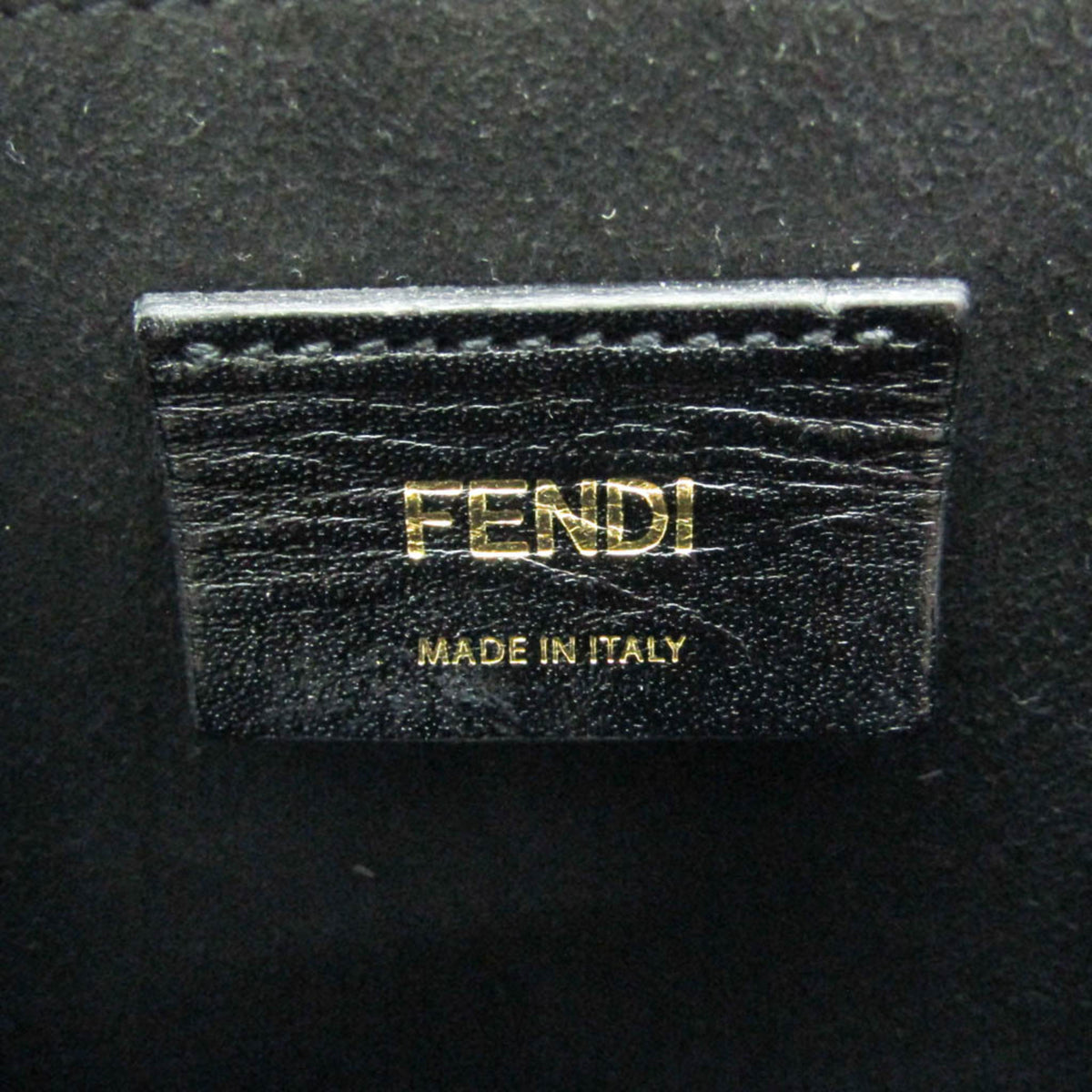 Fendi Logo Vertical Box Leather Pink Leather Shoulder Bag Bag (Pre-Owned)