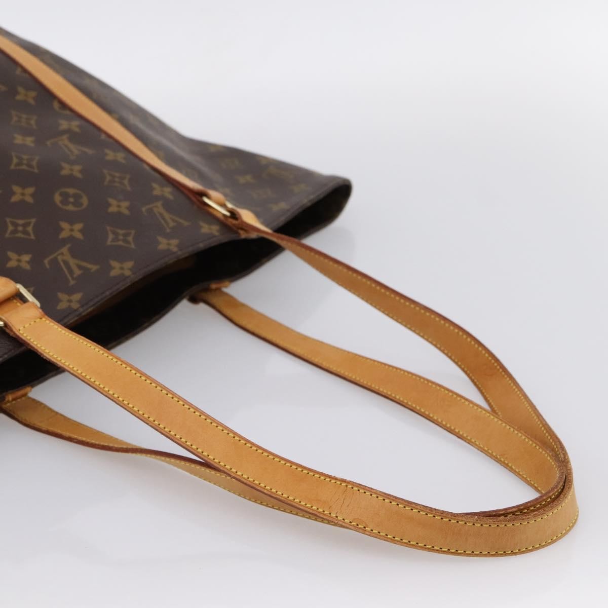 Louis Vuitton Shopping Sac Monogram Canvas Brown Canvas Handbag (Pre-Owned)