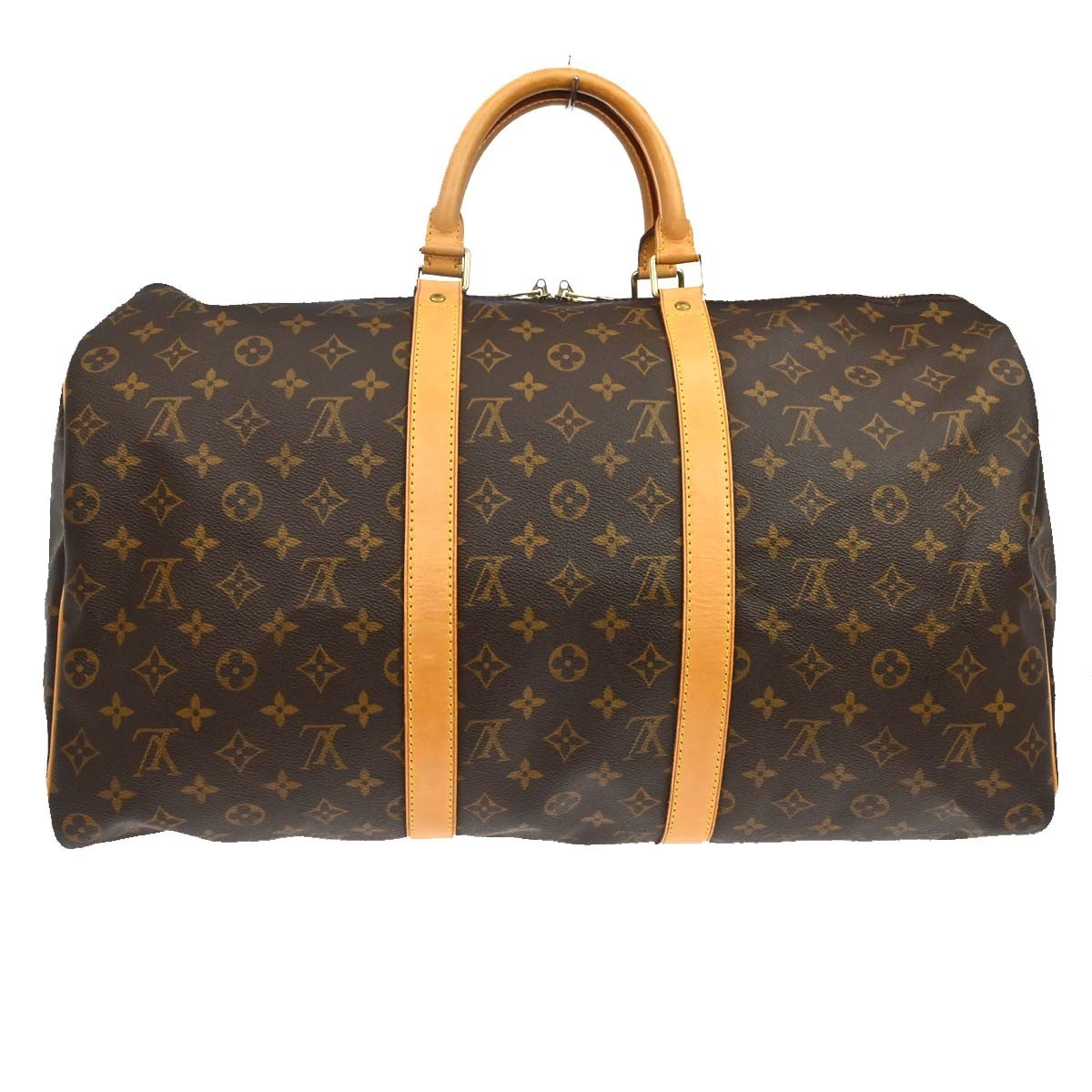 Louis Vuitton Keepall Monogram Canvas Brown Canvas Travel Bag Bag (Pre-Owned)