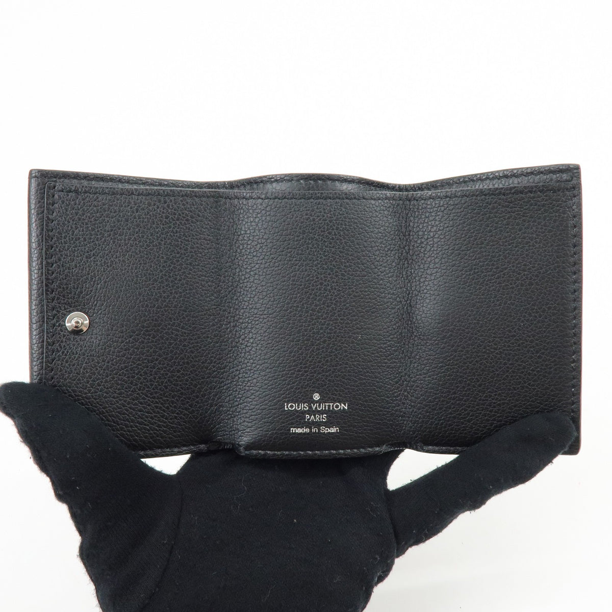 Louis Vuitton Lockmini Leather Black Leather Wallets Accessory (Pre-Owned)