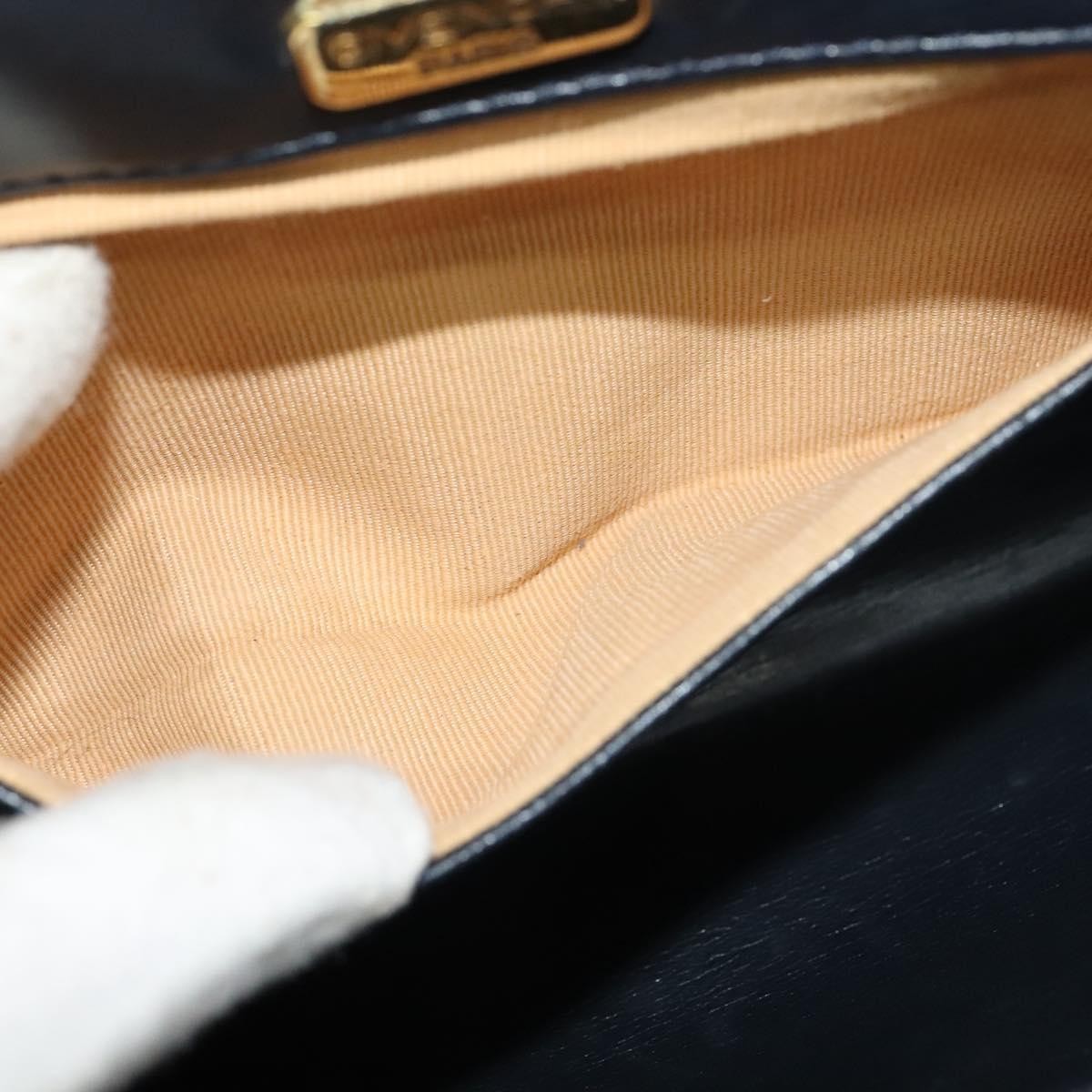 Givenchy Vintage 4G Leather Navy Leather Shoulder Bag Bag (Pre-Owned)