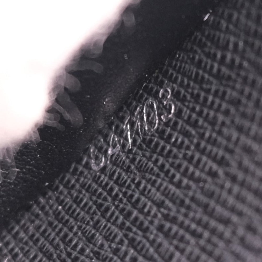 Louis Vuitton Zippy Wallet Vertical Black Leather Wallet (Pre-Owned)