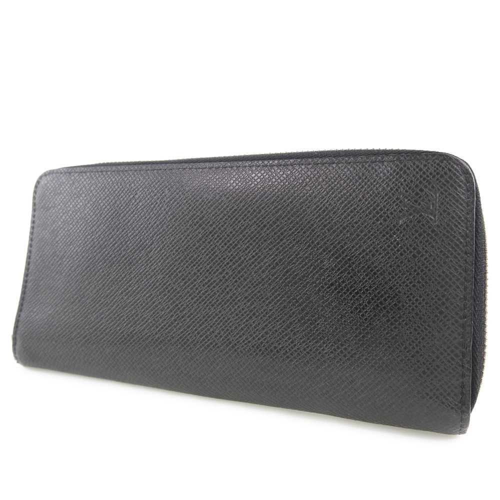 Louis Vuitton Zippy Wallet Vertical Black Leather Wallet (Pre-Owned)