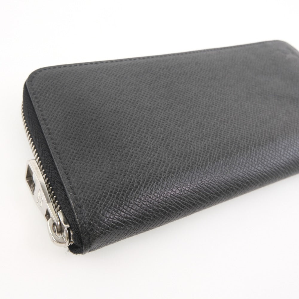 Louis Vuitton Zippy Wallet Vertical Black Leather Wallet (Pre-Owned)