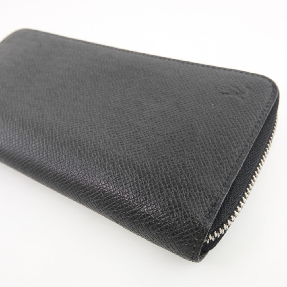 Louis Vuitton Zippy Wallet Vertical Black Leather Wallet (Pre-Owned)