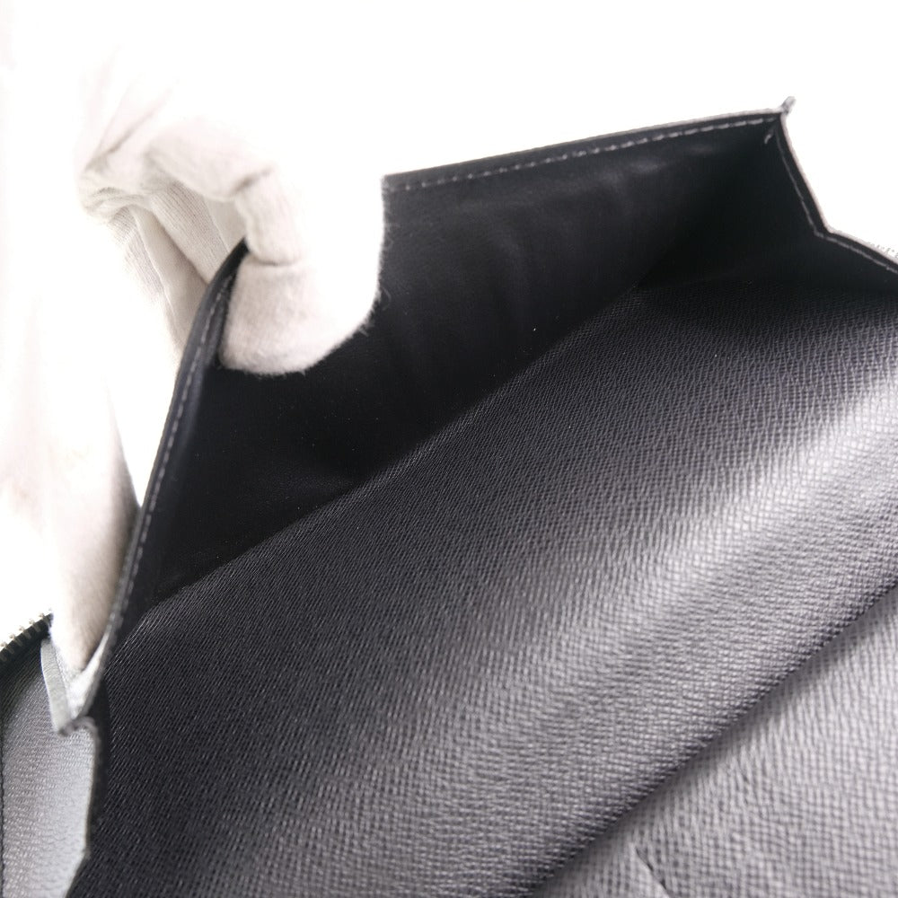 Louis Vuitton Zippy Wallet Vertical Black Leather Wallet (Pre-Owned)