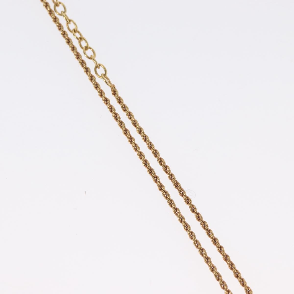 Christian Dior Cd Pendant Gold-Plated Gold Gold_Plated Necklace Jewelry (Pre-Owned)
