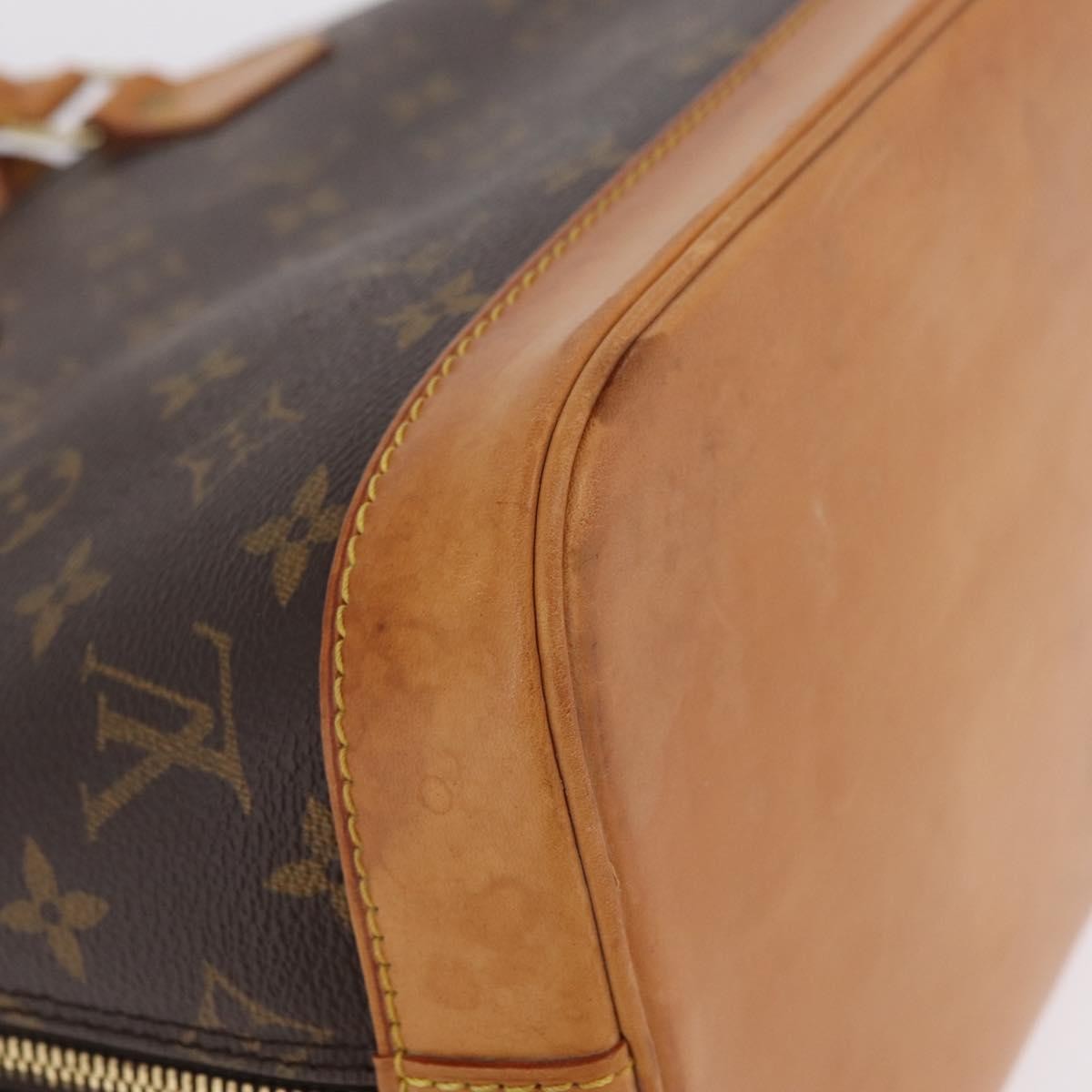Louis Vuitton Alma Monogram Canvas Brown Canvas Handbag (Pre-Owned)