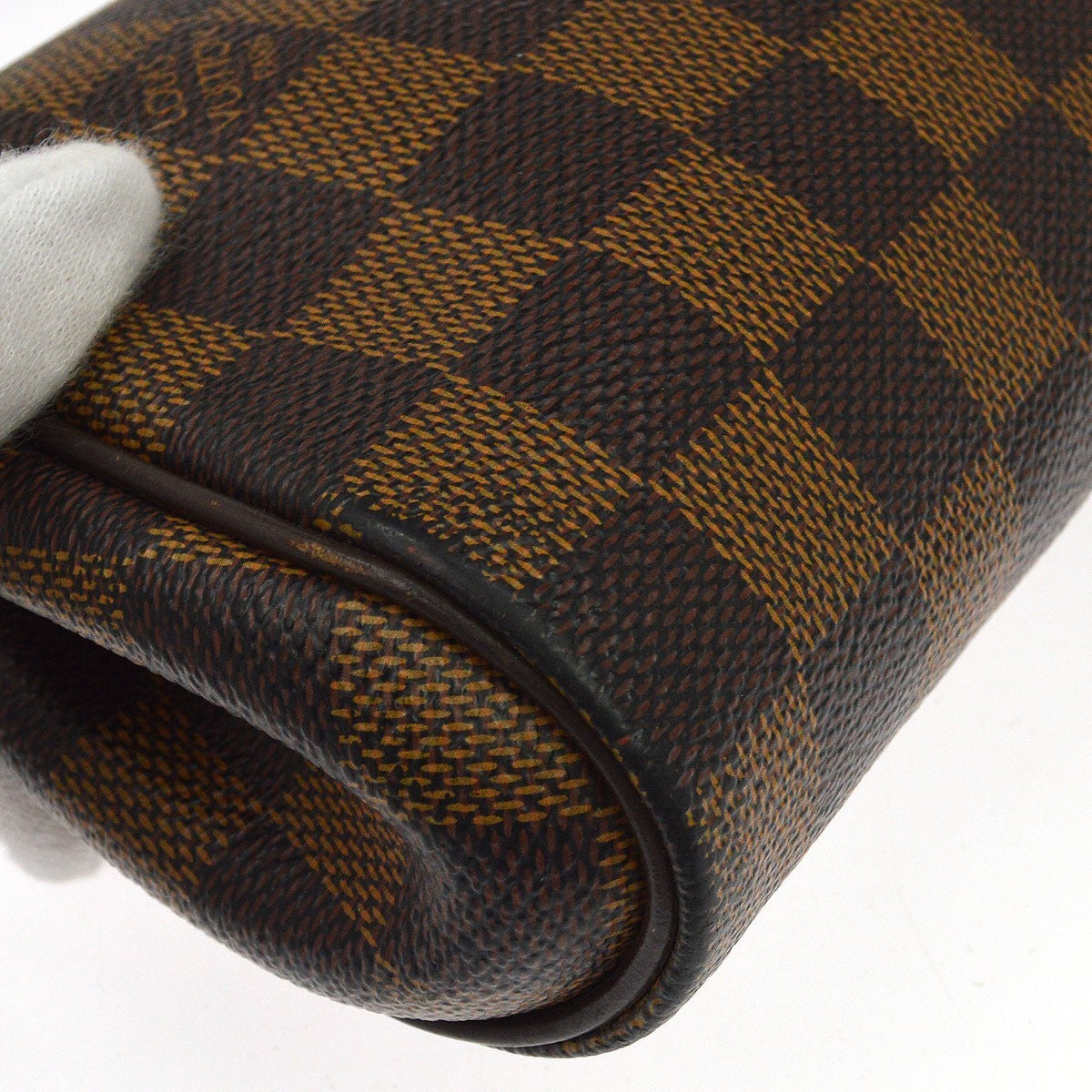 Louis Vuitton Eva Damier Brown Canvas Handbag (Pre-Owned)