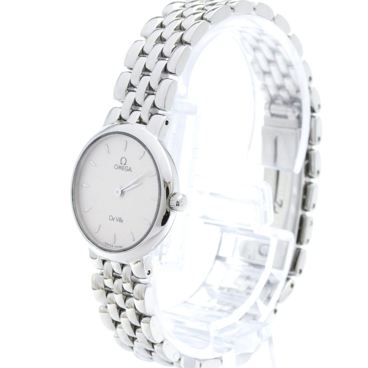 Omega De Ville Prestige Quartz Stainless Steel Watch (Pre-Owned)