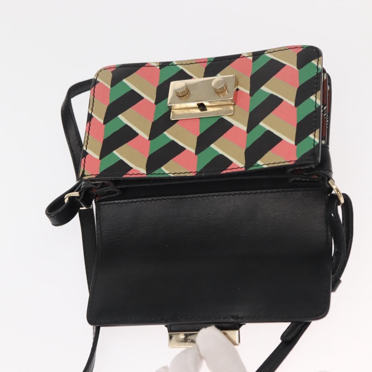 Valentino Garavani Glam Lock Printed Leather Multicolour Leather Shoulder Bag Bag (Pre-Owned)