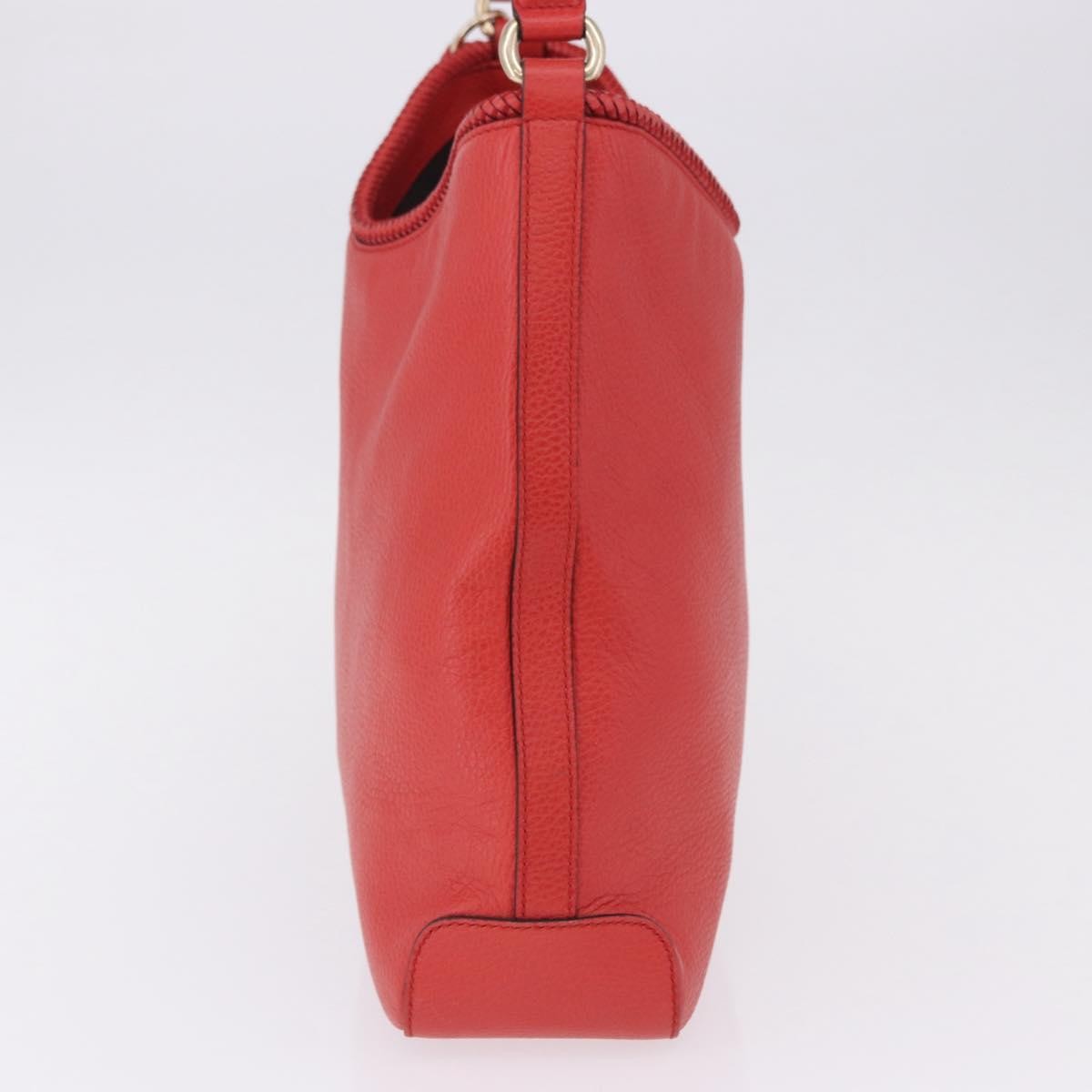 Gucci Marrakech Hobo Leather Orange Leather Shoulder Bag Bag (Pre-Owned)