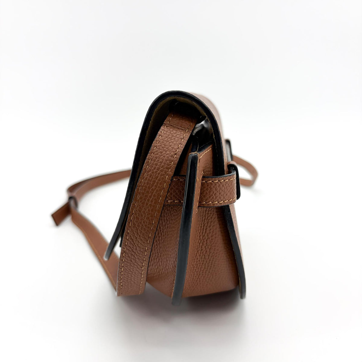 Loewe Gate Leather Brown Leather Shoulder Bag Bag (Pre-Owned)
