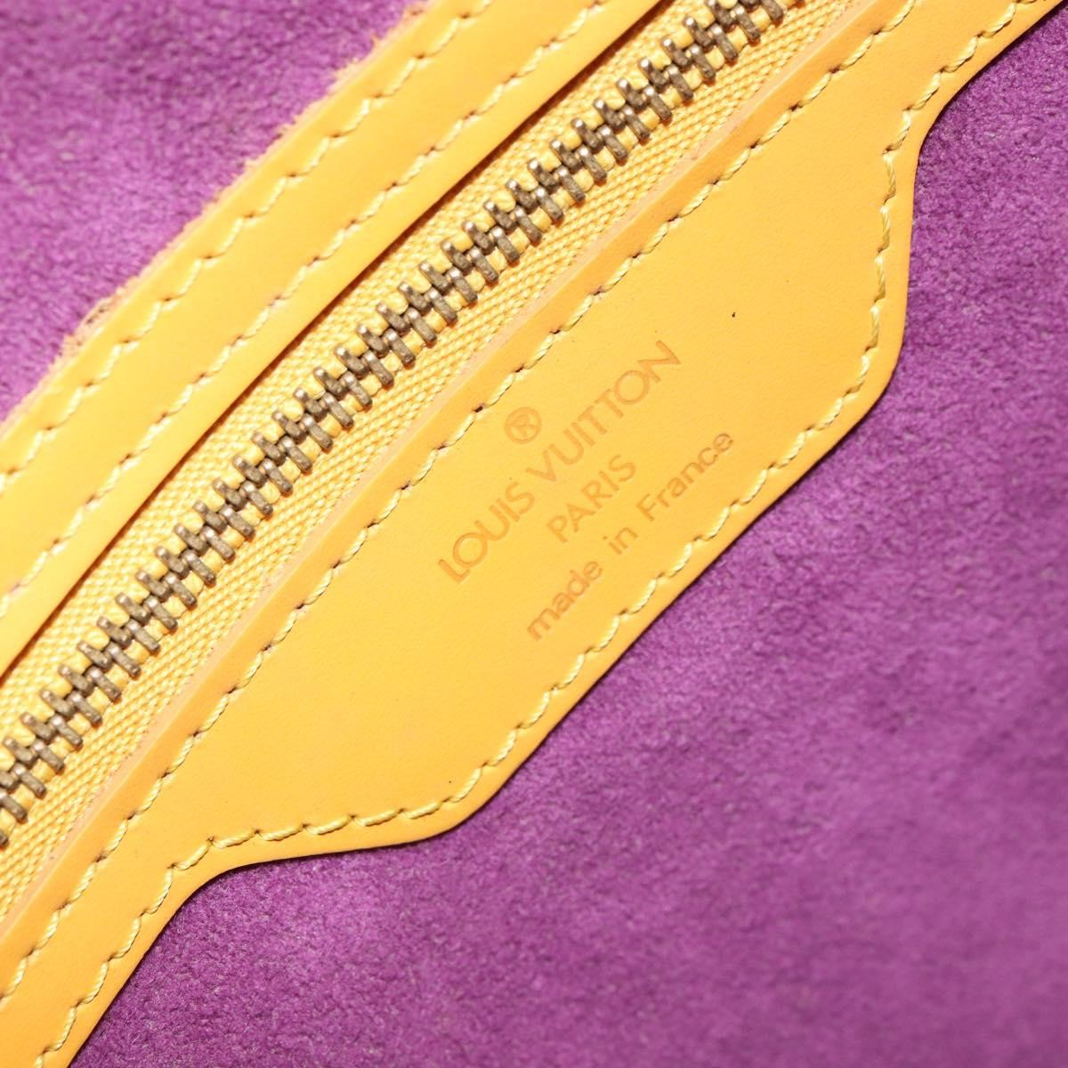 Louis Vuitton Saint Jacques Epi Leather Yellow Leather Handbag (Pre-Owned)