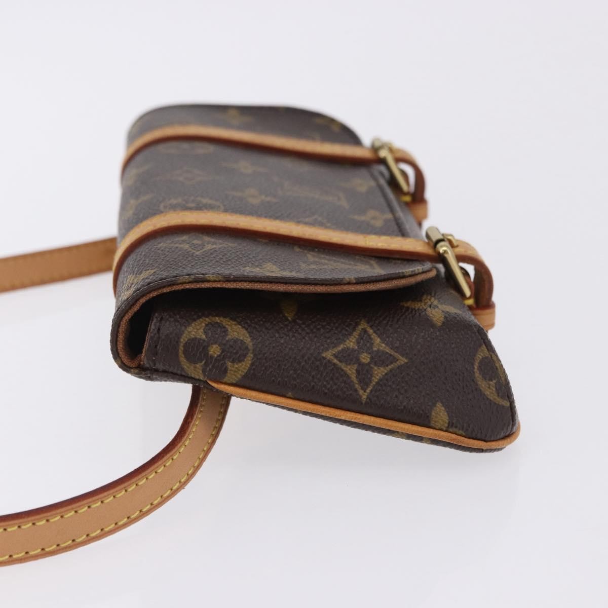 Louis Vuitton Marelle Waist Monogram Canvas Brown Canvas Handbag (Pre-Owned)