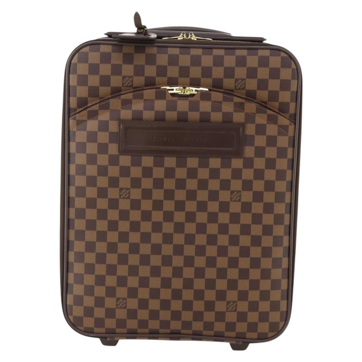 Louis Vuitton Pegase Business Luggage Damier Ebene Black Canvas Travel Bag Bag (Pre-Owned)