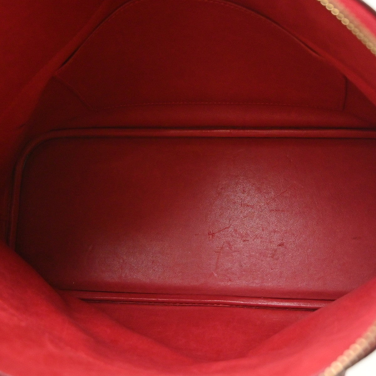 Hermes Bolide Clemence Red Leather Handbag (Pre-Owned)