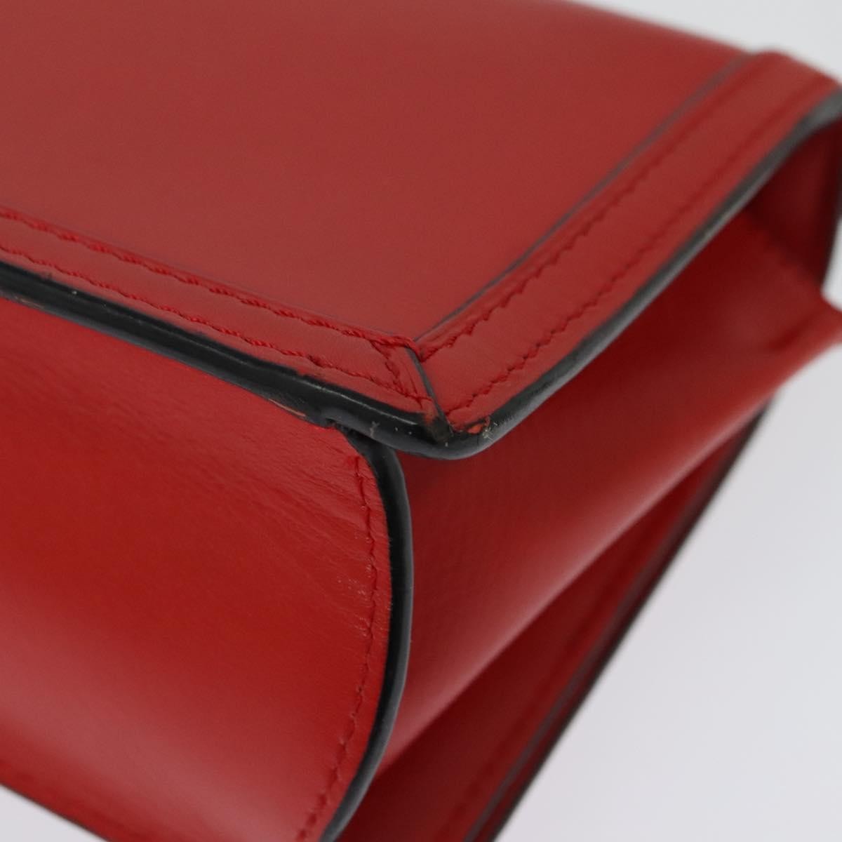 Loewe Barcelona Leather Red Leather Shoulder Bag Bag (Pre-Owned)