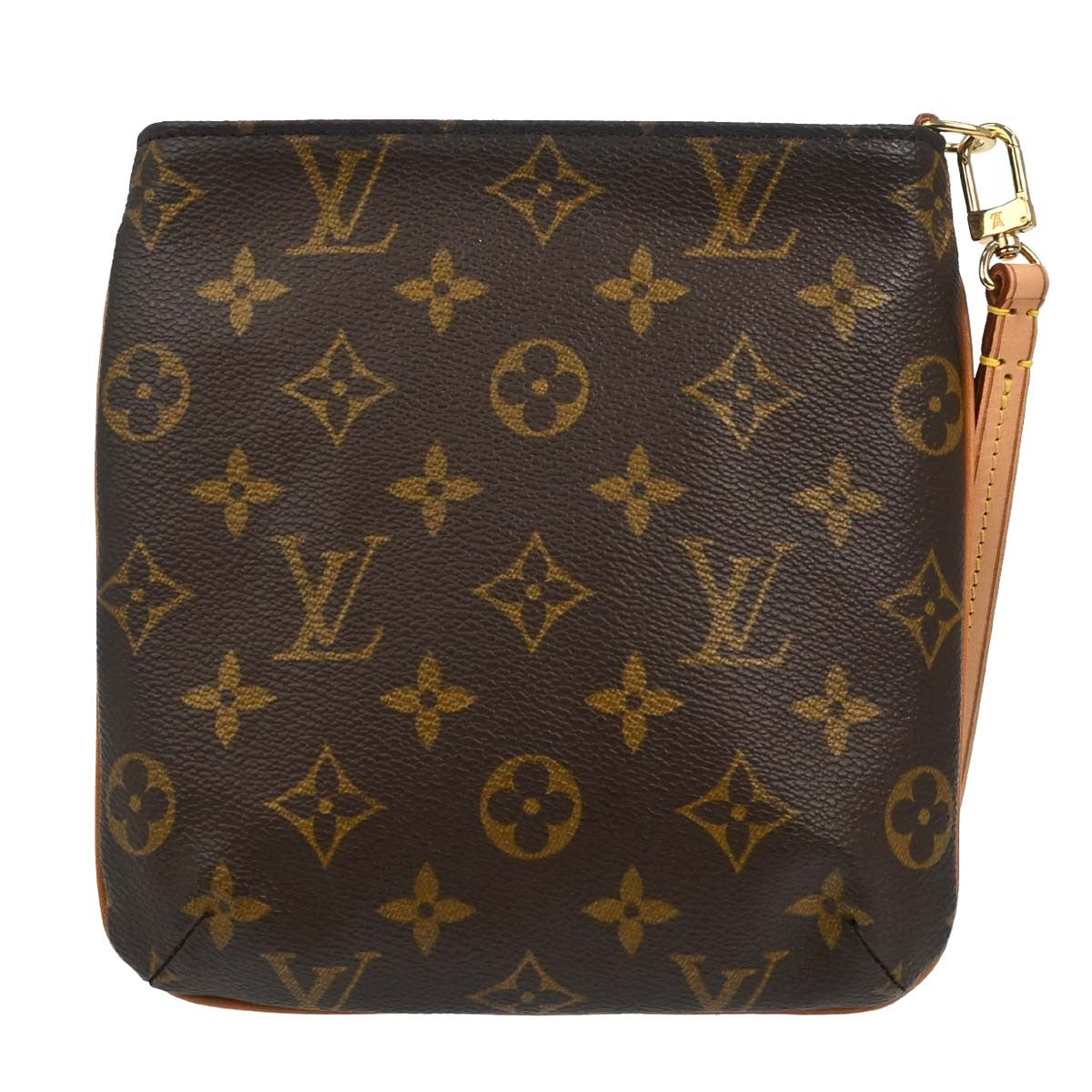 Louis Vuitton Partition Wristlet Clutch Monogram Canvas Brown Canvas Clutche & Pouche Bag (Pre-Owned)