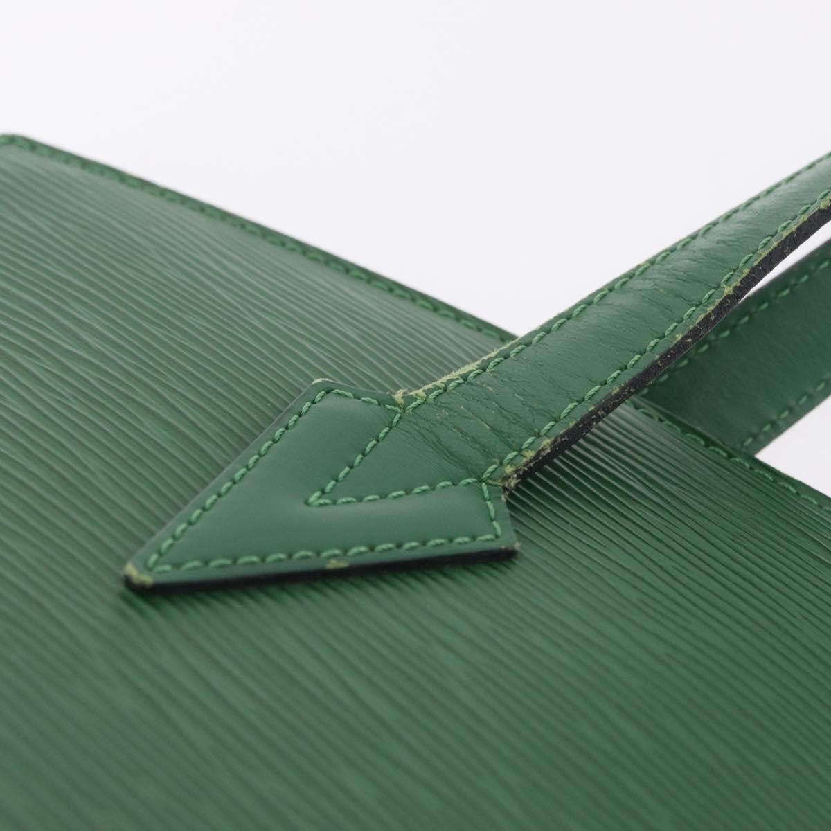 Louis Vuitton Saint Jacques Epi Leather Green Leather Handbag (Pre-Owned)