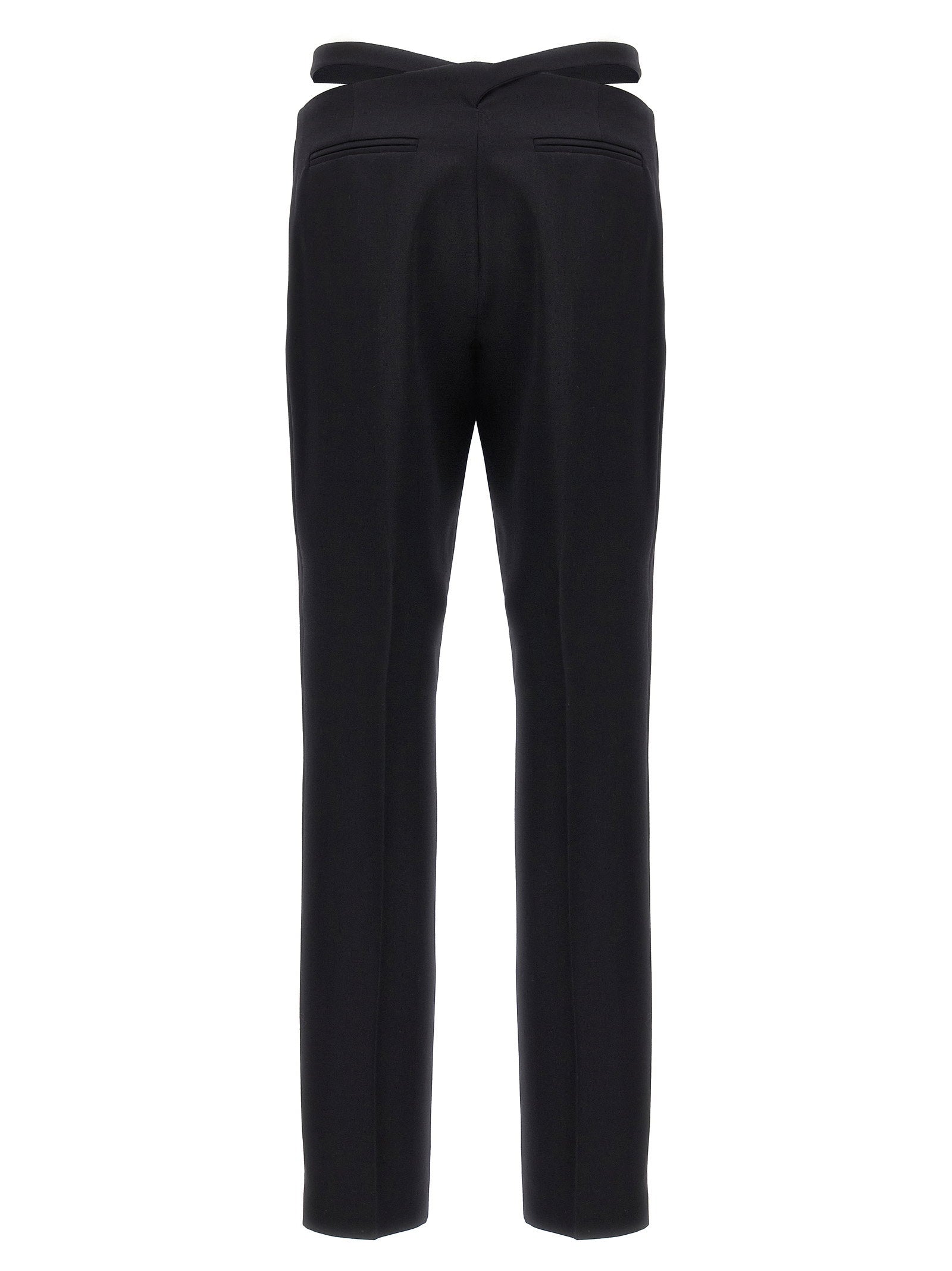 The Attico Women's Belt Detail Trousers