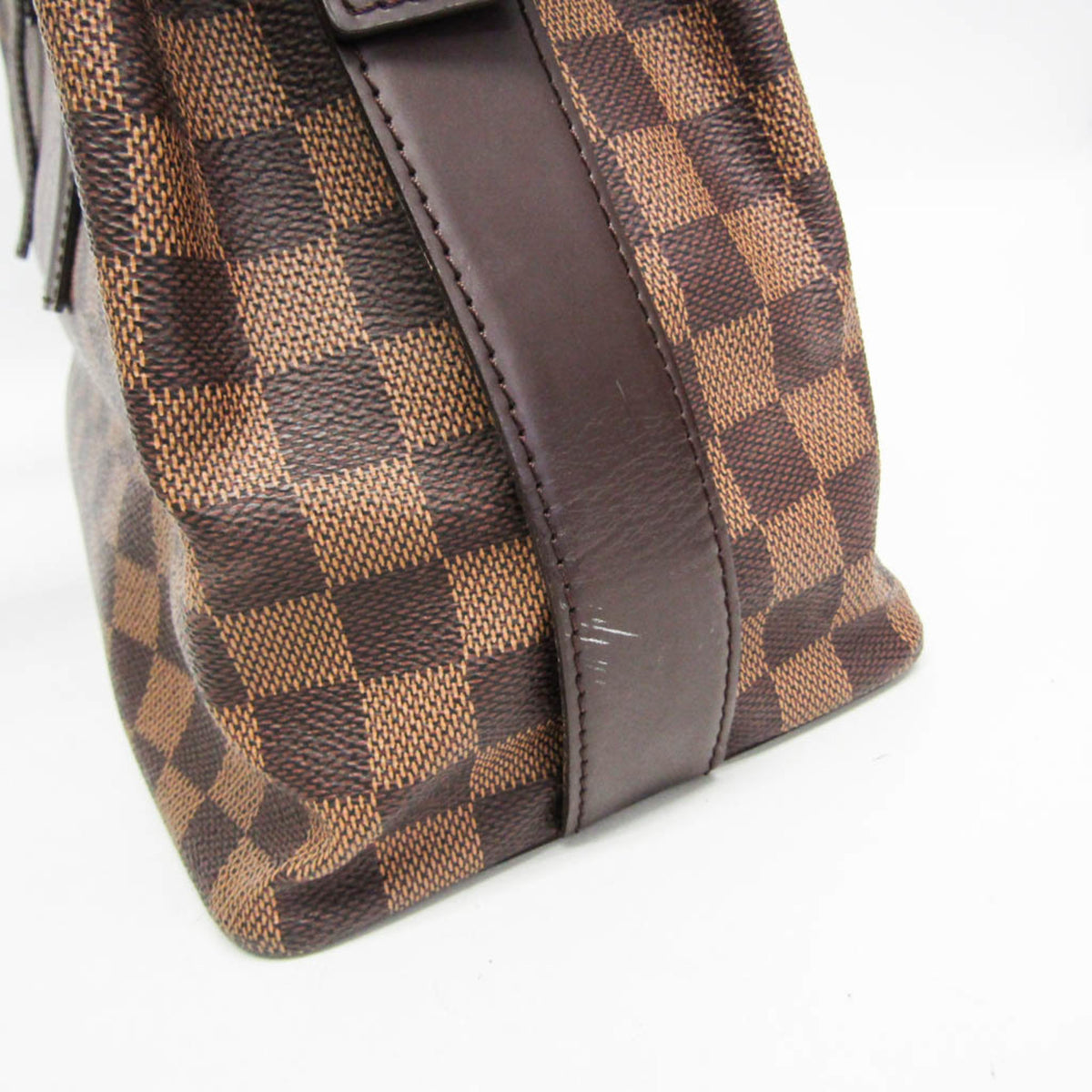 Louis Vuitton Chelsea Damier Ebene Brown Canvas Tote Bag Bag (Pre-Owned)