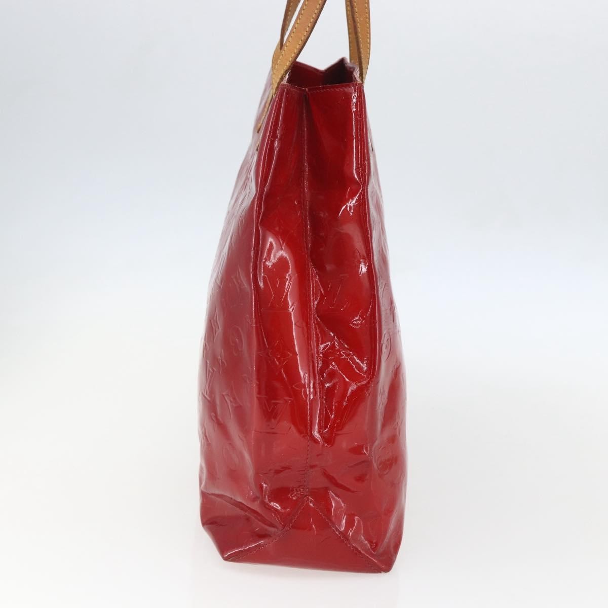 Louis Vuitton Reade Monogram Vernis Red Patent_Leather Handbag (Pre-Owned)