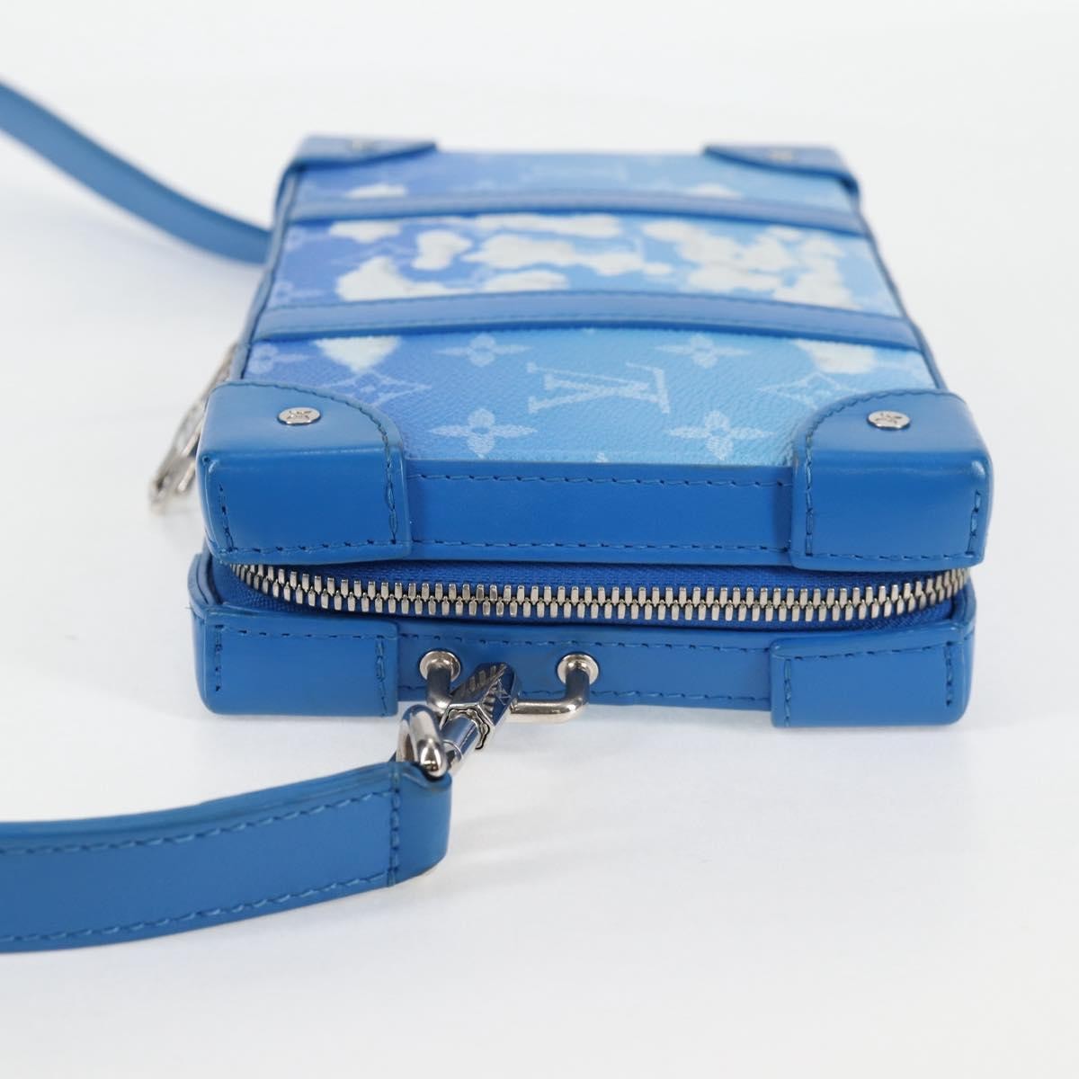 Louis Vuitton Soft Trunk Limited Edition Monogram Clouds Blue Canvas Clutche & Pouche Bag (Pre-Owned)