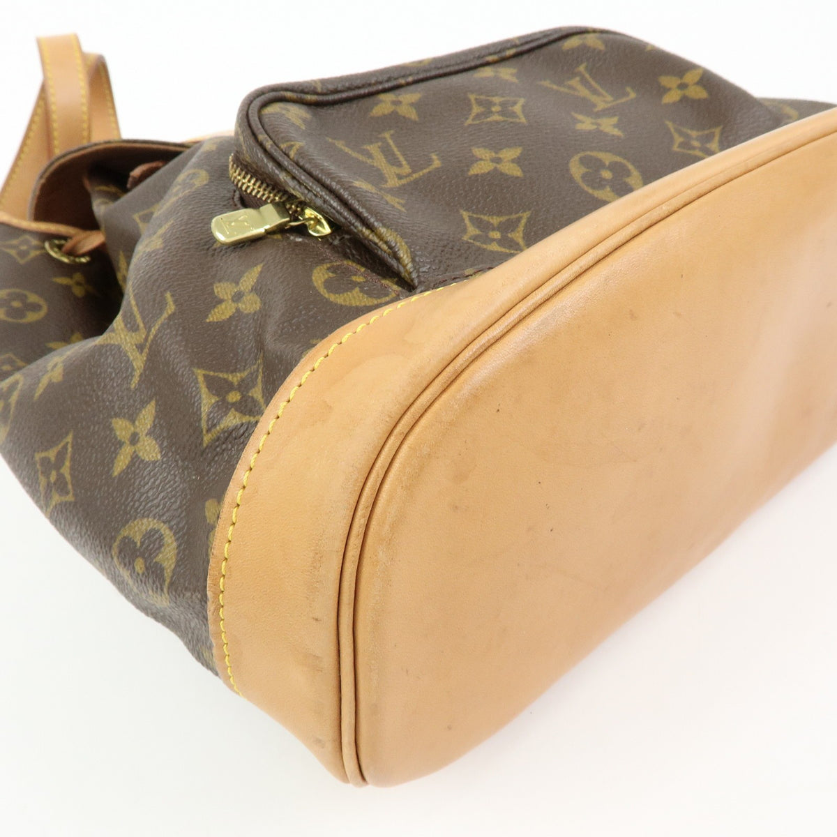 Louis Vuitton Vintage Montsouris Monogram Canvas Brown Canvas Backpack Bag (Pre-Owned)