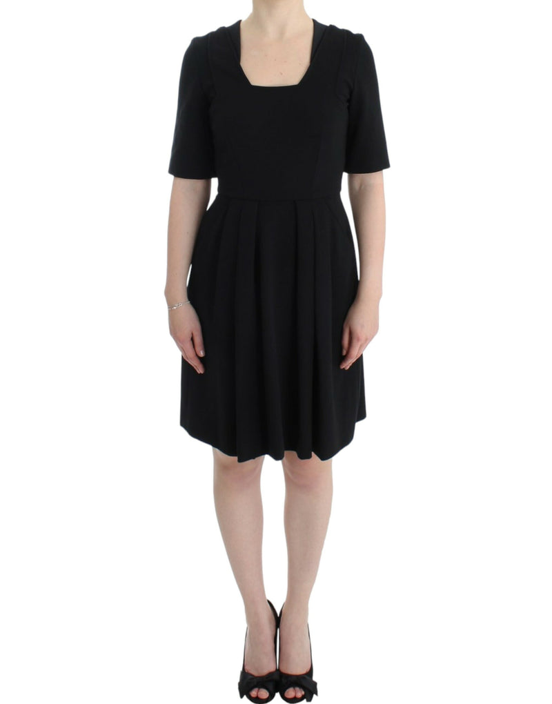 CO|TE Elegant Black Short Sleeve Venus Women's Dress
