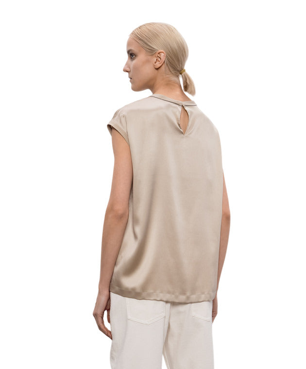 Brunello Cucinelli Women's Top Beige