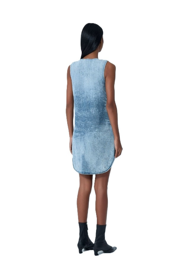 Diesel Women's Dresses Clear Blue