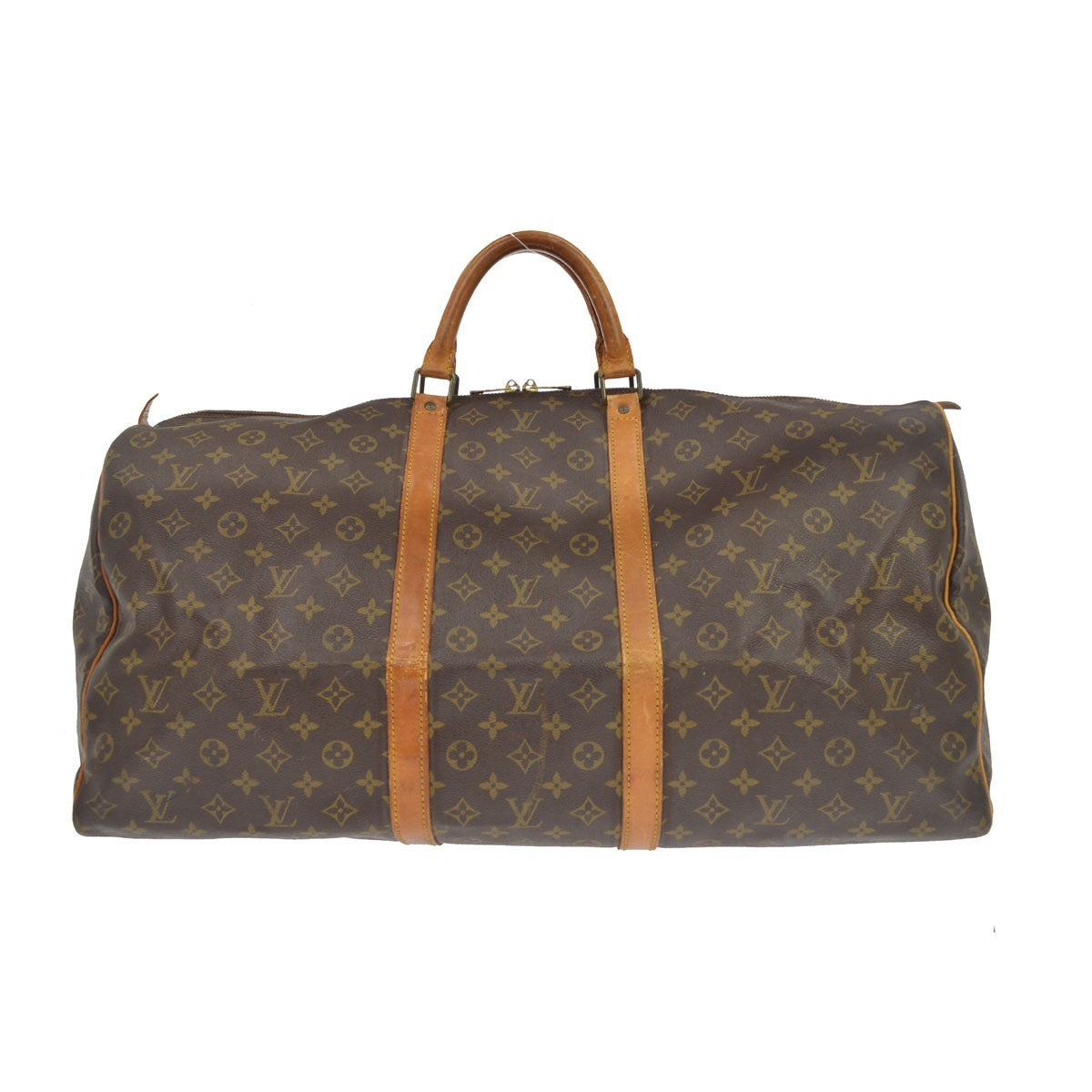 Louis Vuitton Keepall Monogram Multicolor Brown Canvas Travel Bag Bag (Pre-Owned)