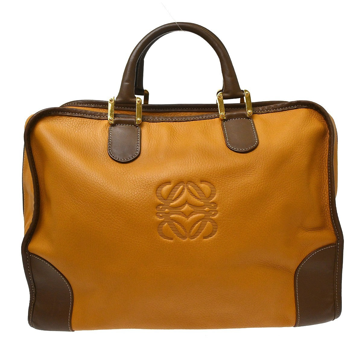 Loewe Amazona Leather Brown Leather Handbag (Pre-Owned)