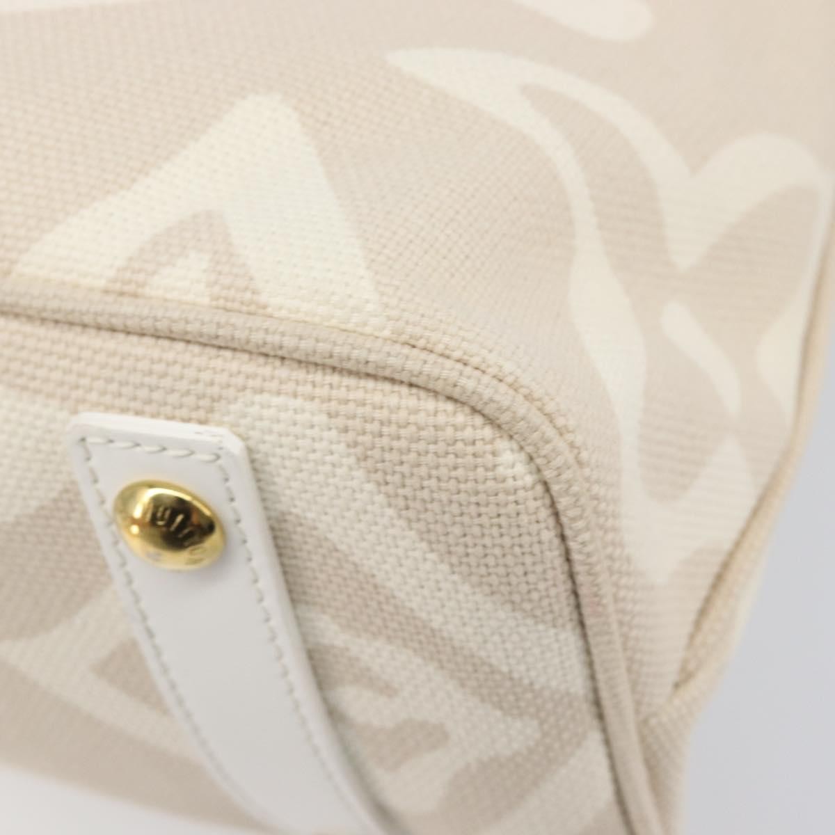 Louis Vuitton Tahitienne Cabas Canvas Beige Canvas Tote Bag Bag (Pre-Owned)